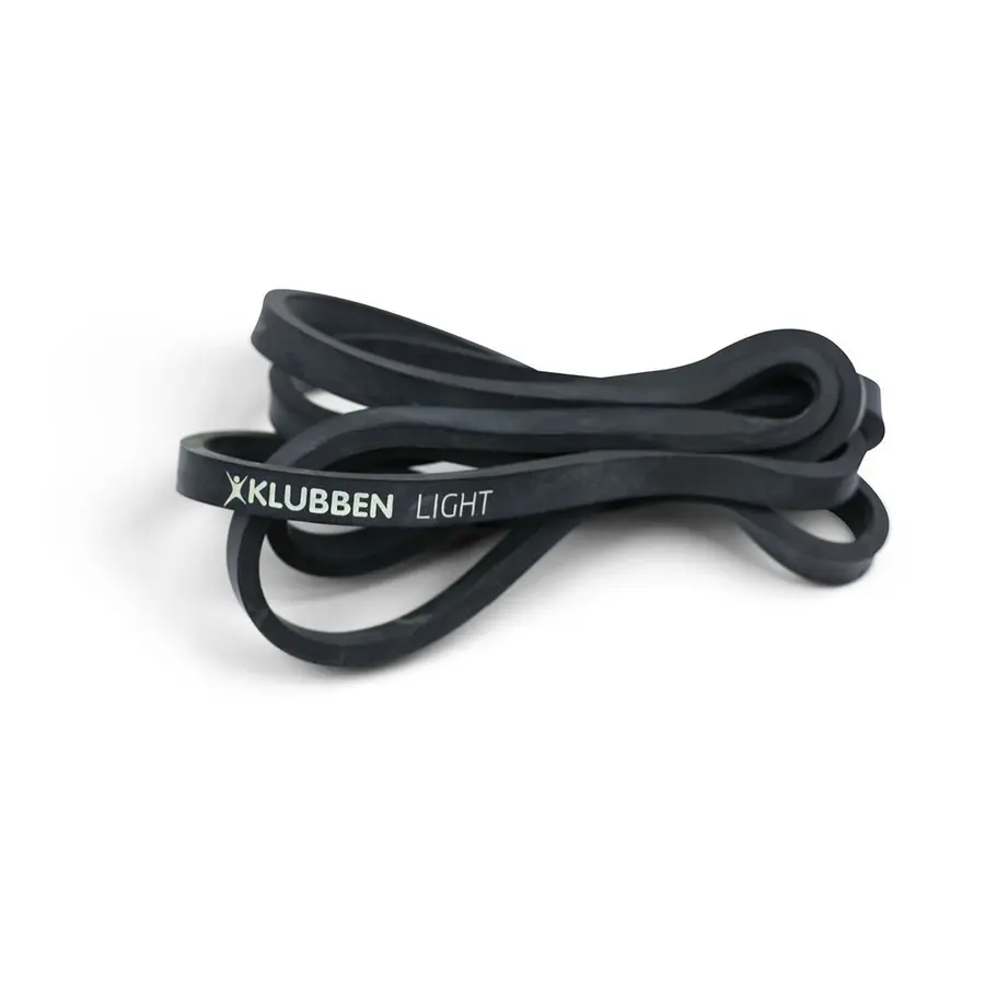 Powerband - lang, rund treningsstrikk 1 stk. | Lett | Svart 