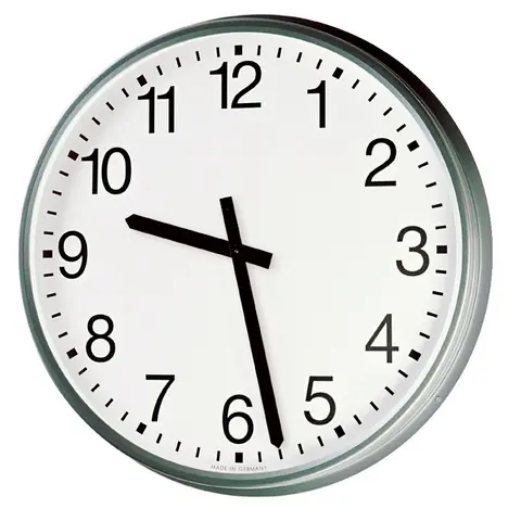 Peweta radiostyrt veggklokke Standard V&#230;rbestandig klokke med tall