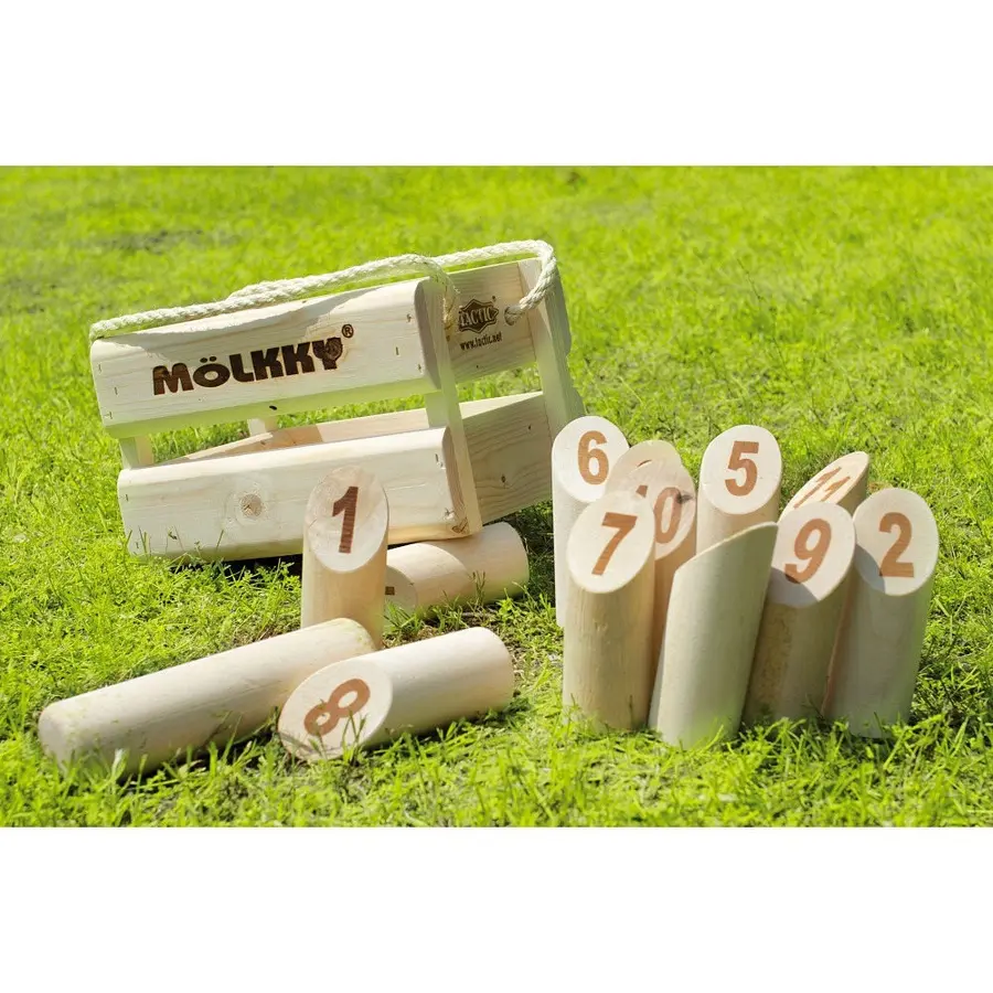 Kubb Mölkky - Nummerkubb Moro spill for 2-6 personer 