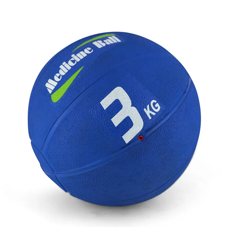 Medisinball Klubben 3 kg ø 23 cm | Gummiball med godt grep 