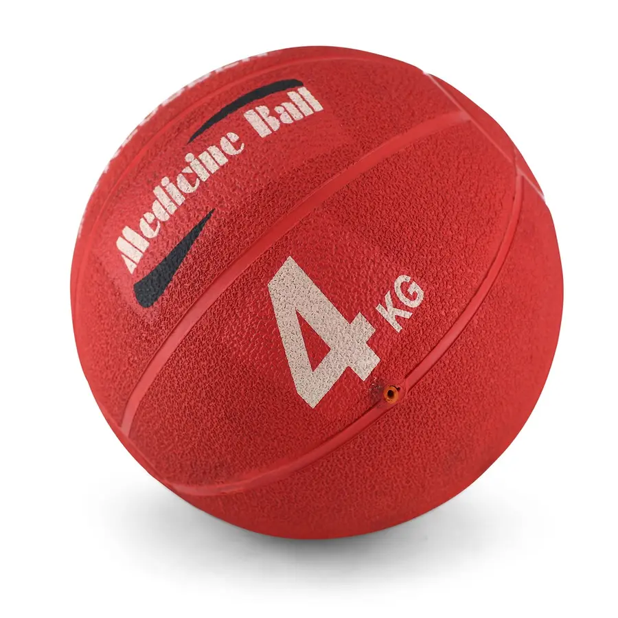 Medisinball Klubben 4 kg ø 23 cm | Gummiball med godt grep 