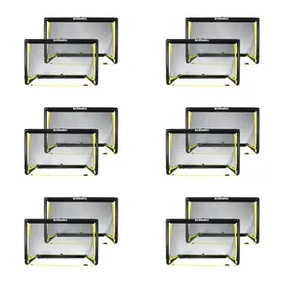 BazookaGoal | 120X75 cm | 12 stk Fotballm&#229;l for sm&#229;banespill - Bazookam&#229;l