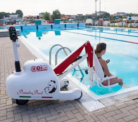Bassengheis Digi Panda Pool Mobil |  Lastekapasitet 150 kg