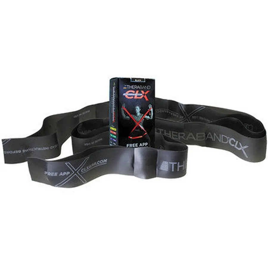 Thera-Band CLX 11 Loops treningsstrikk Ekstra ekstra hard | Svart 