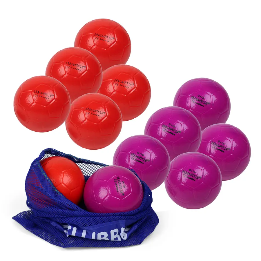 Dragonskin håndballpakke (12) 12 stk | Str 0 | Myke skumhåndballer 