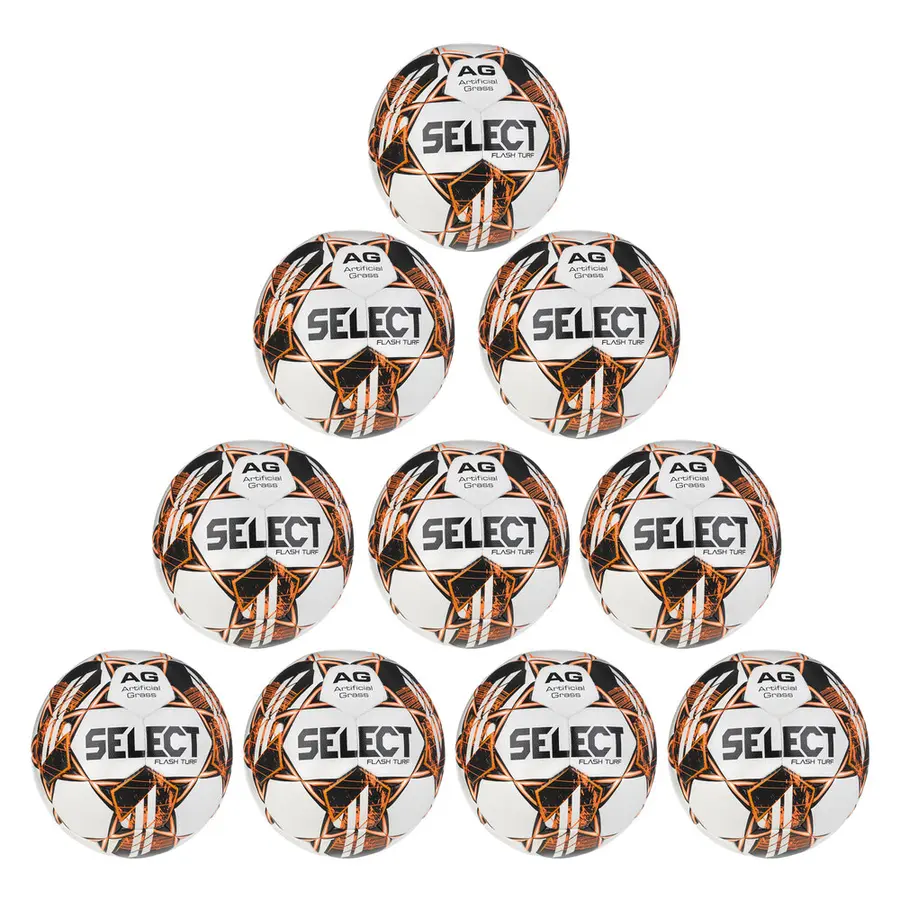 Fotball Select Flash Turf 5 (10) 10 stk | Kvalitetsball for kunstgress 