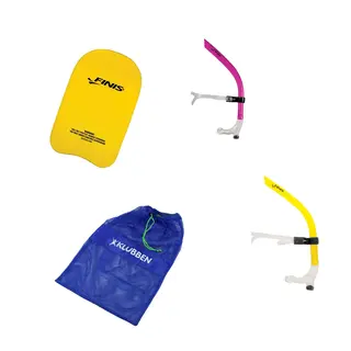 FINIS Teknikkpakke / Senior Kickboard/AXIS buoy/Frontsnorkel/Meshbag