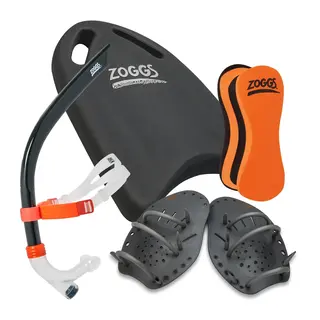 Zoggs Utstyrspakke Kickboard / Pullbuoy / Snorkel / Padlere