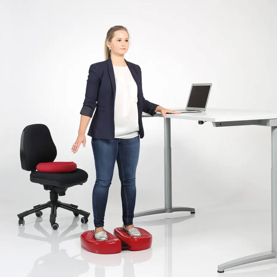 Togu Aero-Step Pro Balansepute Rød | Trening og rehabilitering 