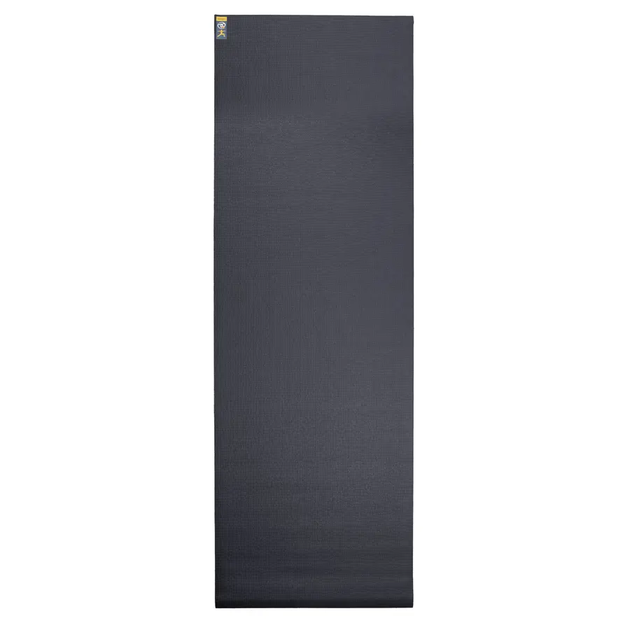 Yogamatte Warrior II Antrasitt 183 x 61 x 0,4 cm 