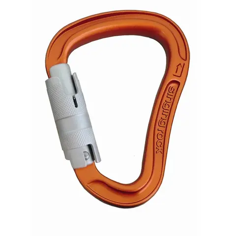 Karabiner Singing Rock Bora triple lock D-form skrukarabin