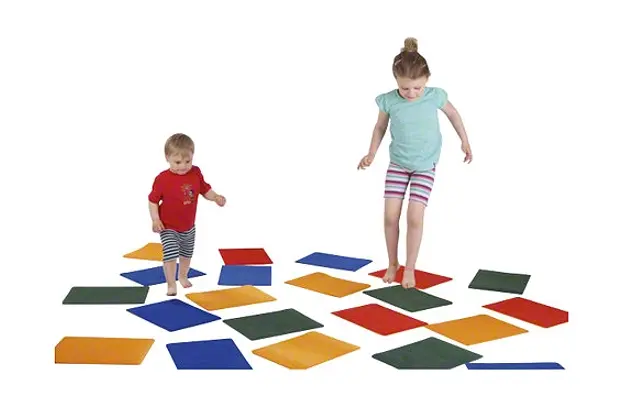 Fargede fliser Kvadrat blå 30x30 cm | 1 stk. blå 