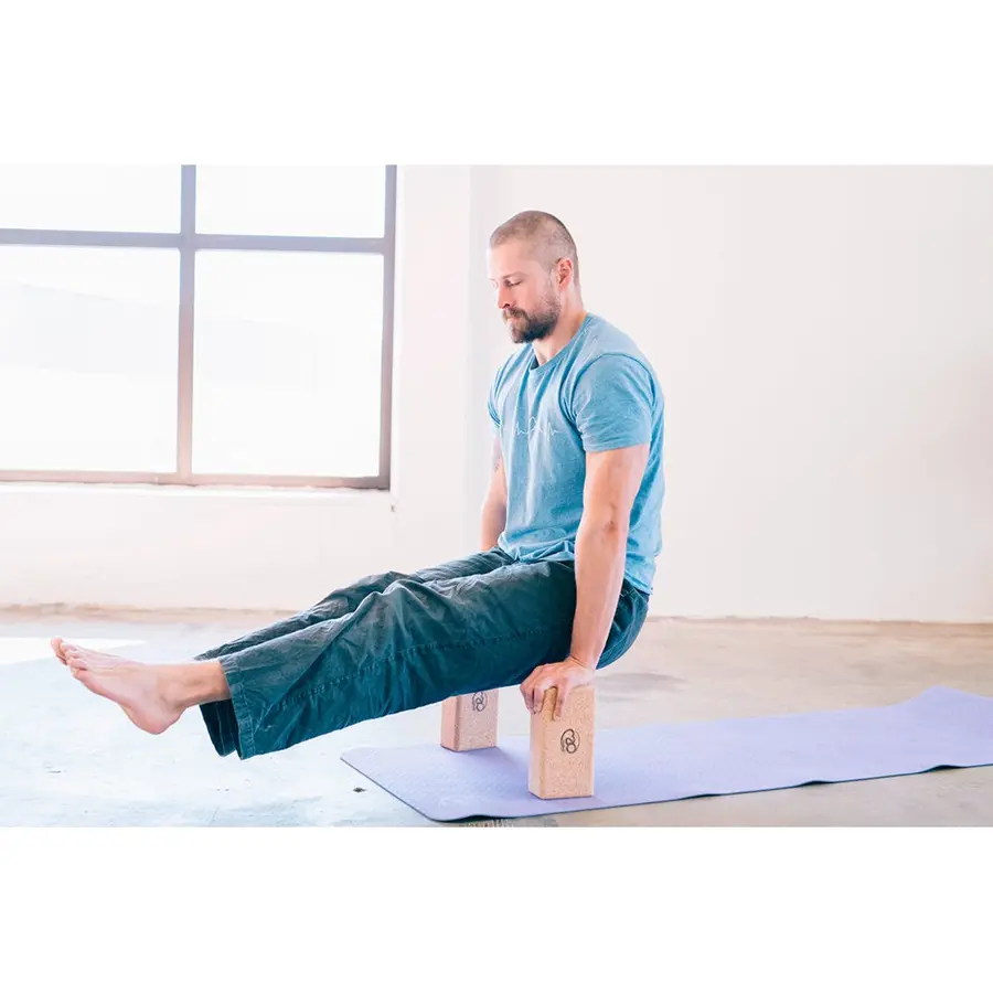 Yogablokker i kork - 20 stk. 230  x 120  x 75 mm 