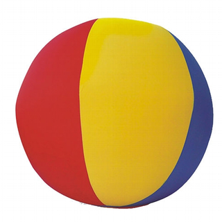 Stor ballong med trekk  75 cm 75 cm | til lek, kropps&#248;ving og terapi