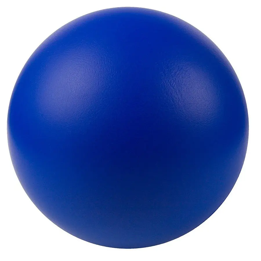 Softball PU-skum 15 cm blå Myk skumball med god sprett 