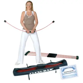 Treningsstav Flexi-Bar Gruppesett Sport 10 flexi-bars | 1 oppbevaringsbag