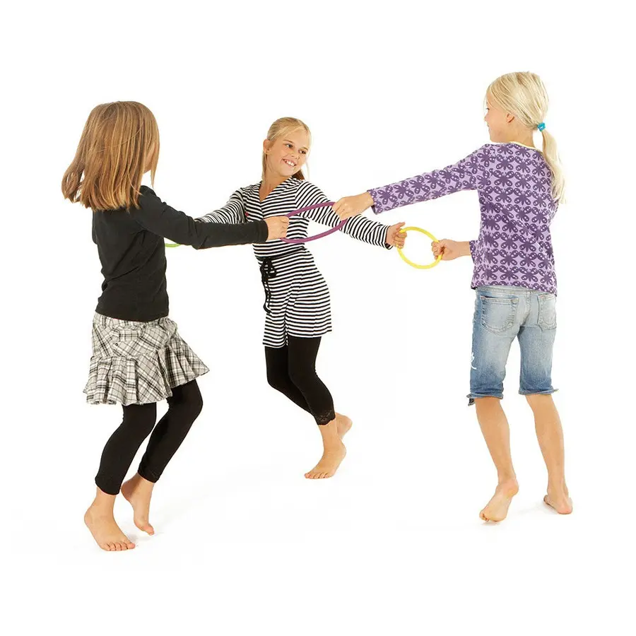 Gonge Leke- og aktivitetsringer Sett med 24 ringer 