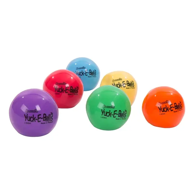 Klemmeball Yuck-E | 9 cm 6 baller med gelfyll 