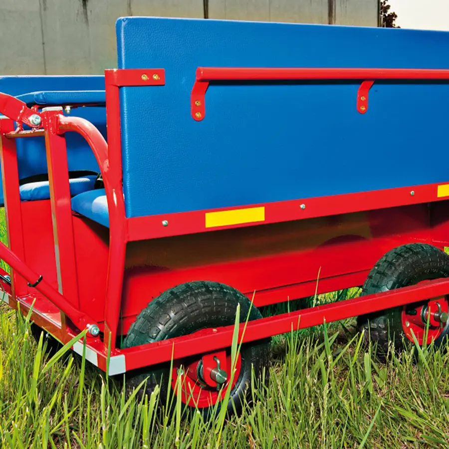 Turvogn uten tak Barnebuss for 6 barn 