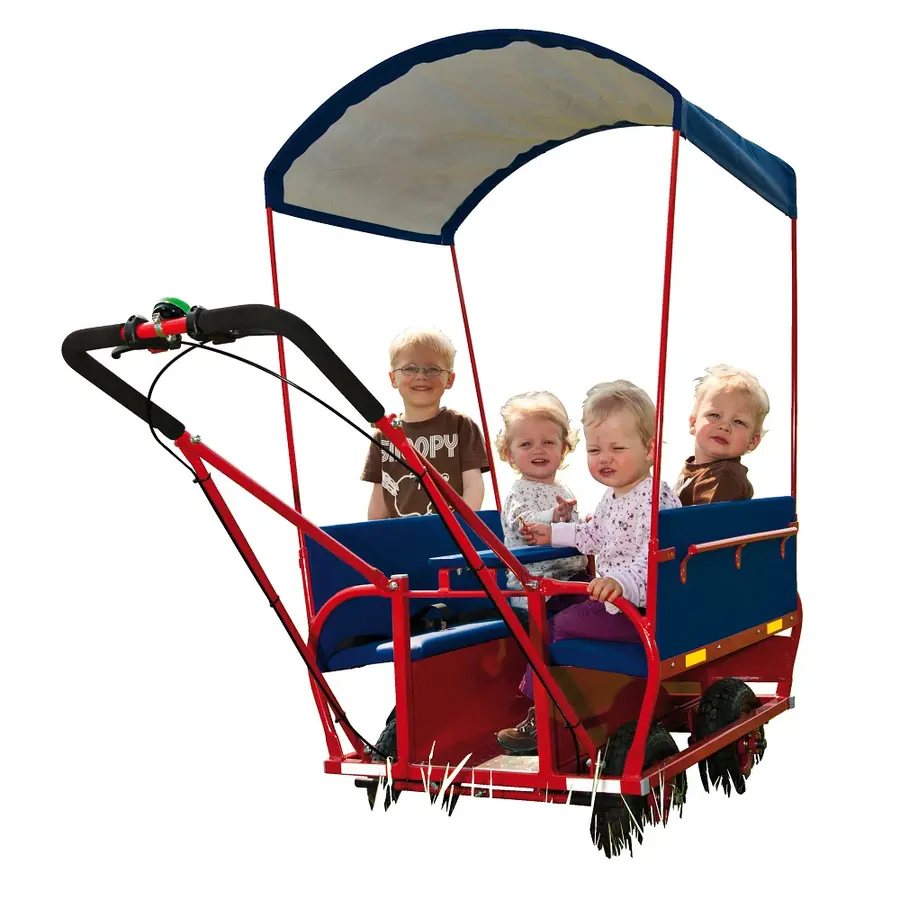 Turvogn uten tak Barnebuss for 6 barn 