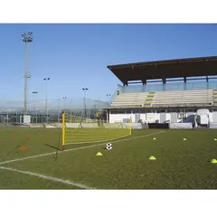 Fotballtennis - sett utendørs 9x1 m Nett med stolper til fotball og tennis