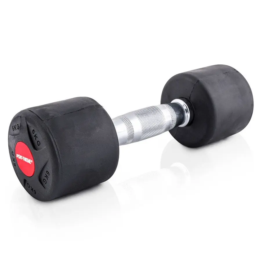 Manual Sport-Thieme Gummiert 6 kg 1 stk. dumbbell 