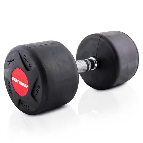 Manual Sport-Thieme Gummiert 20 kg 1 stk. dumbbell
