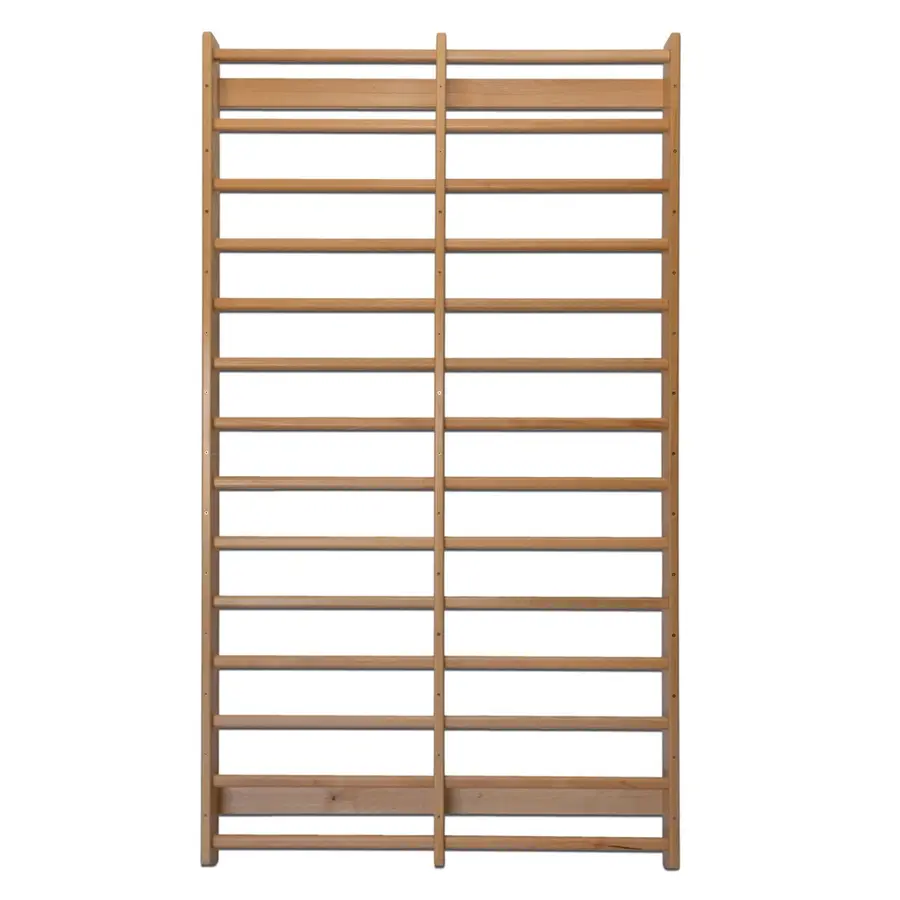 Klubben Premium Ribbevegg 265 x 150 cm 2 seksjoner | Avstand 15,5 cm | Bøk 