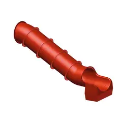 Rutsjebane | Tunnelsklie Rød Plattformhøyde 150 cm | Lengde 224 cm