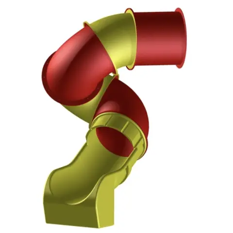 Rutsjebane spiral Plattformh&#248;yde 200 cm | Lengde 397 cm