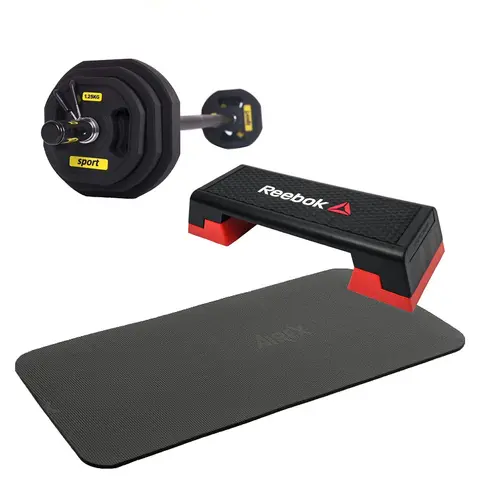 Hjemmetreningspakke Stepkasse | Body Pump Sett | Matte