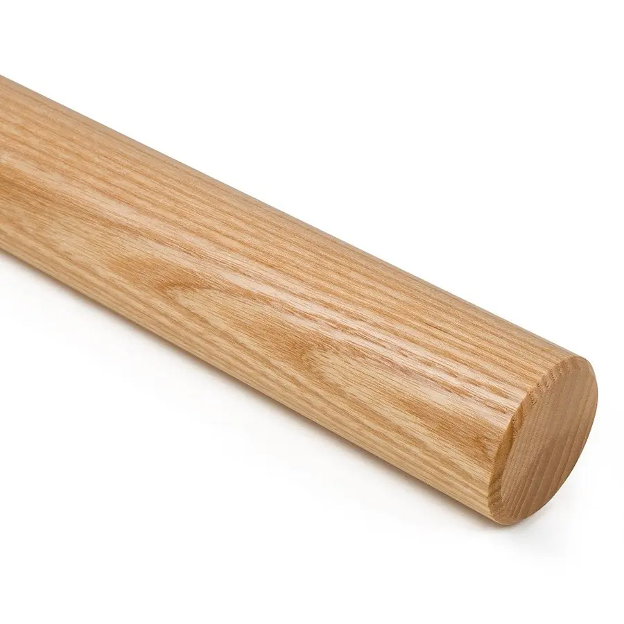 Ballettbarre Ask lakkert rund profil 40mm - Kantlinje - Lengde 150 cm 