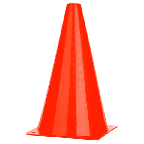 Markeringskjegler 10 stk | 23 cm Sett med 10 r&#248;de kjegler