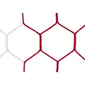 Nett 11'er fotballmål Sjakkbrettmønster 1 par | dybde 80/200 | 3,5 mm