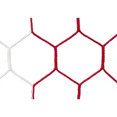 Nett 11'er fotballmål Sjakkbrettmønster 1 par | dybde 80/200 | 3,5 mm