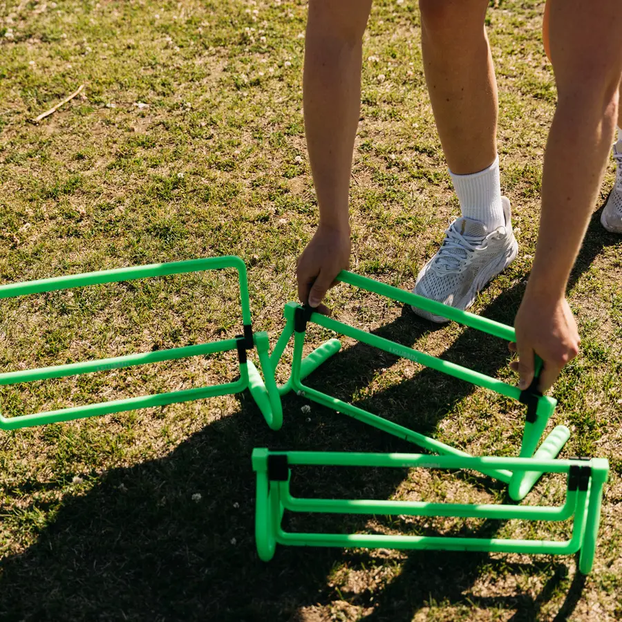 Hekk | Mini treningshekker 6 stk. Justerbar høyde, 15, 23 og 29 cm 