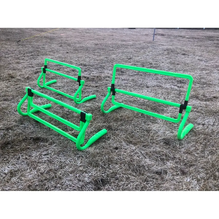 Hekk | Mini treningshekker 6 stk. Justerbar høyde, 15, 23 og 29 cm 