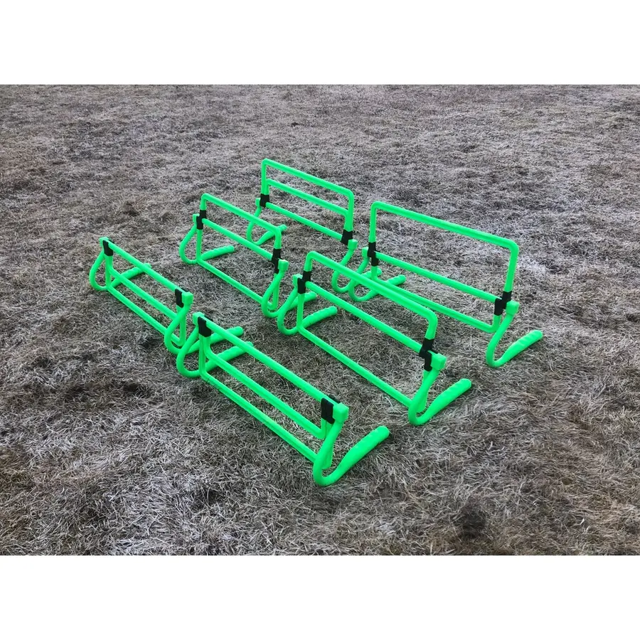 Hekk | Mini treningshekker 6 stk. Justerbar høyde, 15, 23 og 29 cm 