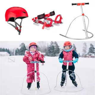Skøytepakke til barnehage Skøyter | hjelm | skøytestøtte