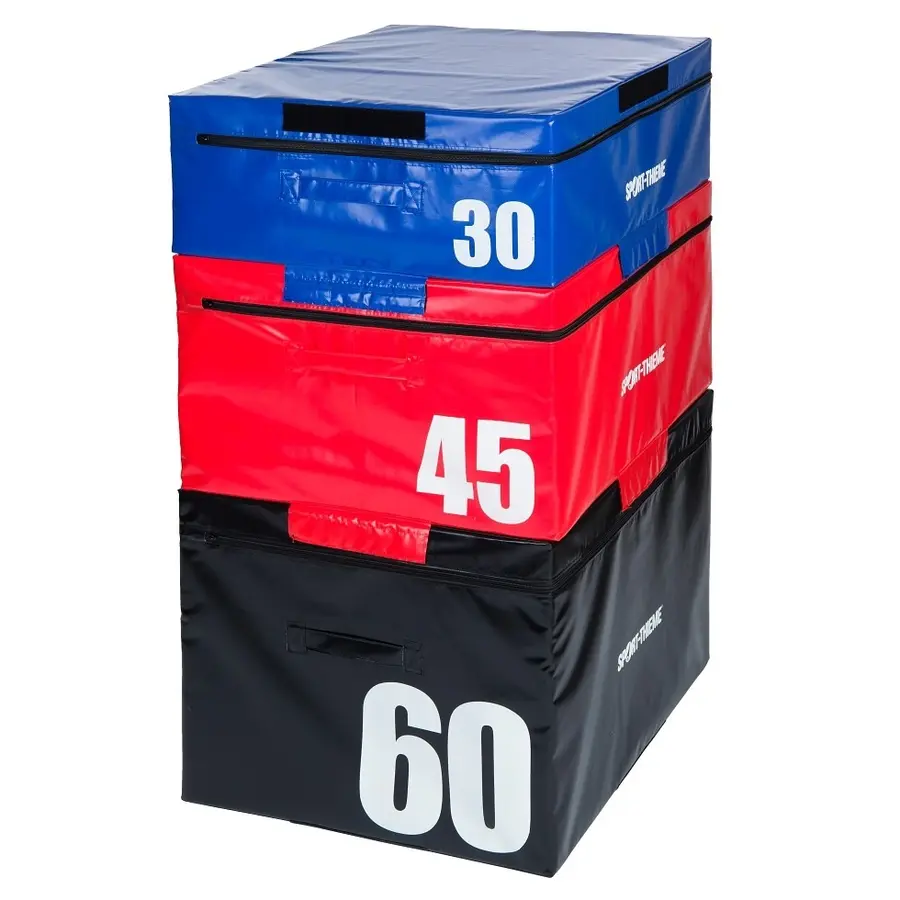 Plyo Box Soft | Sett med 3 bokser 3 bokser som kan festes sammen 