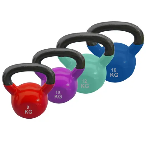 Kettlebells Vinyl 4 stk | 8 til 16 kg