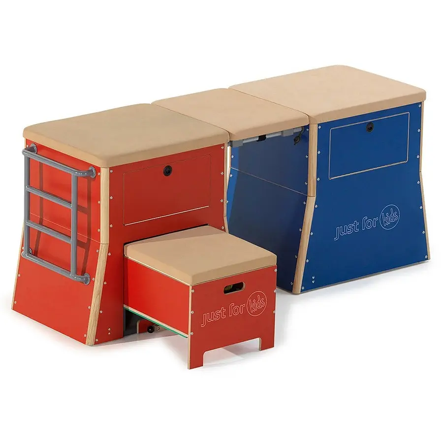 Multibox Just for Kids Med stige og uttrekkbart trinn 