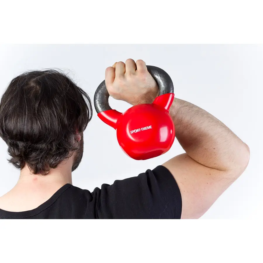 Kettlebell Vinyl 8 kg 1 stk | 8 kg | Rød 