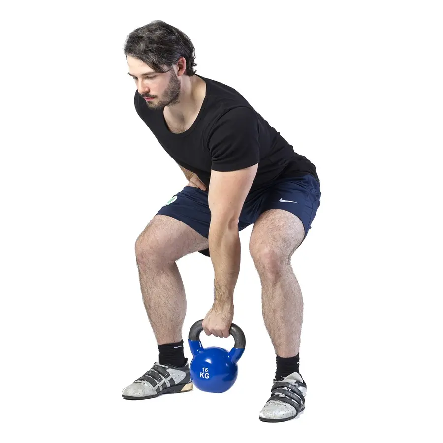 Kettlebell Vinyl 16 kg 1 stk | 16 kg | Blå 