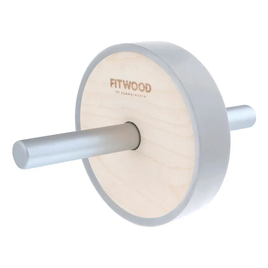 Treningshjul i tre - Fitwood Med håndtak 