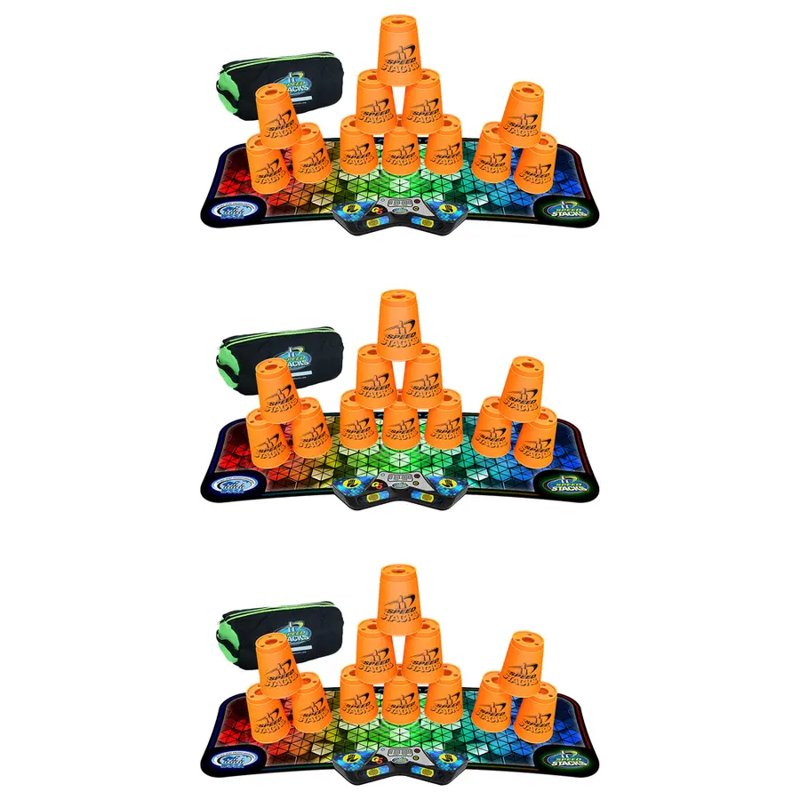 Speed Stacks Komplett Sett x3 3 sett | Oransje kopper 
