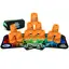 Speed Stacks Komplett Sett | Oransje 12 kopper | Matte | Timer | Bag 