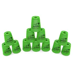 Tilbehør Speed Stacks Kopper 12 stykk | Neon grønn