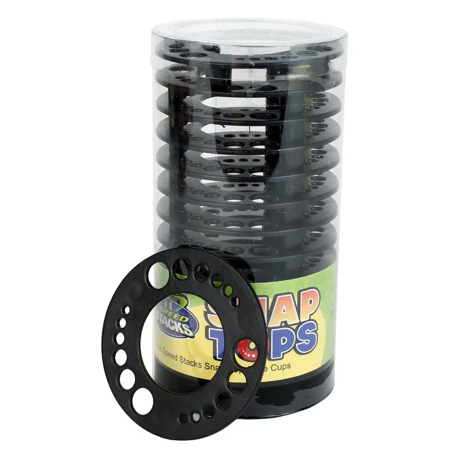 Speed Stacks Snap Tops 12 stk | Atomic Black 