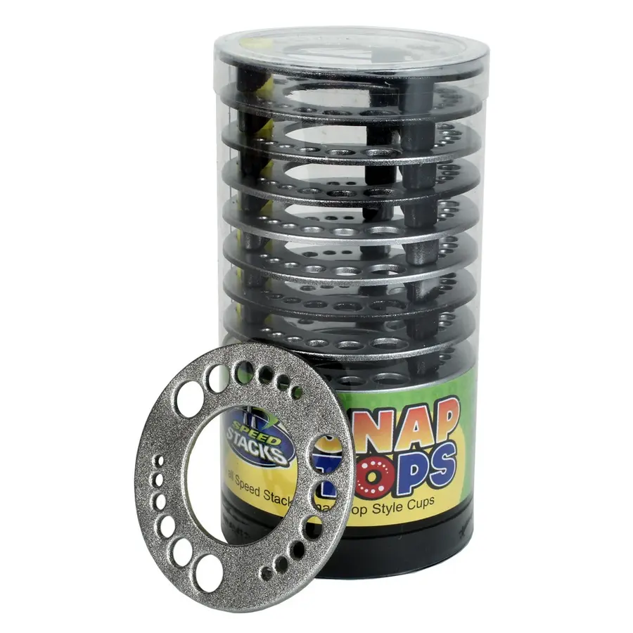 Speed Stacks Snap Tops 12 stk | Atomic Silver 